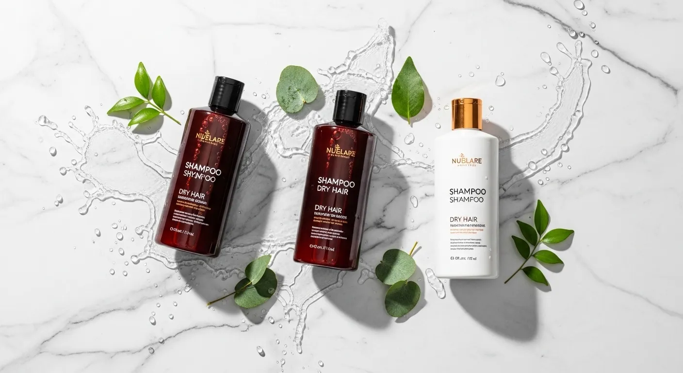 Resultado de cabelo hidratado após uso regular de shampoo para fios secos