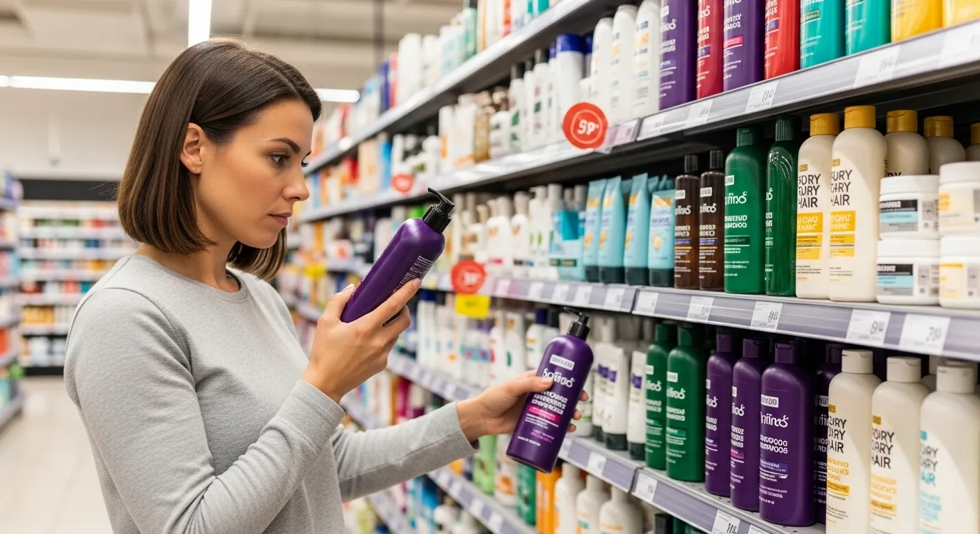Comparação de rótulos de shampoo hidratante para cabelos secos ressecados