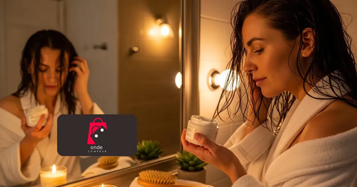 Resultado de hidratação profunda em cabelo cacheado com máscara Wella Professionals definida e sem frizz