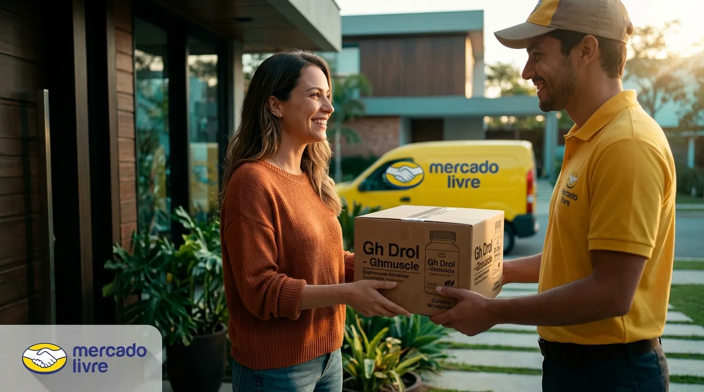 Comparação entre versões do Ghdrol Ghmuscle disponíveis no Mercado Livre e Amazon com preços e avaliações