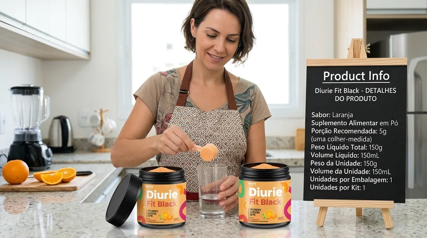Kit de potes do Diuriefit suplemento em pó com desconto progressivo recomendado para ciclo completo