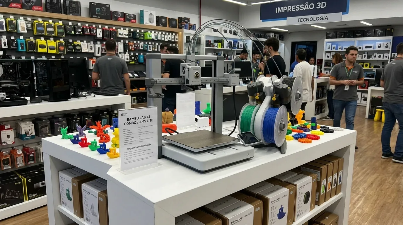 Impressora 3D de resina com alta qualidade e rapidez na impressão