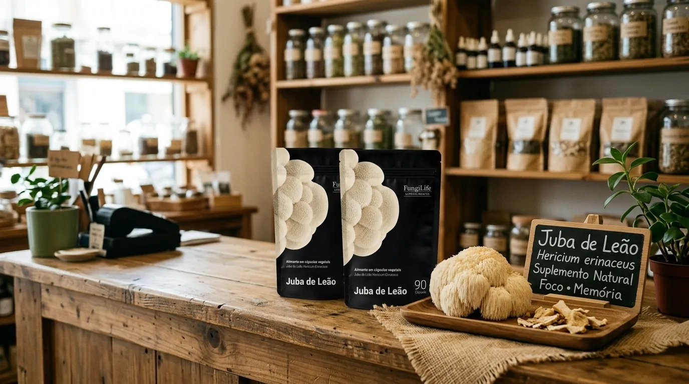 Cogumelo Juba de Leão Onde Comprar Suplemento Orgânico pelo Menor Valor